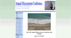 Desktop Screenshot of microcurrentconference.org